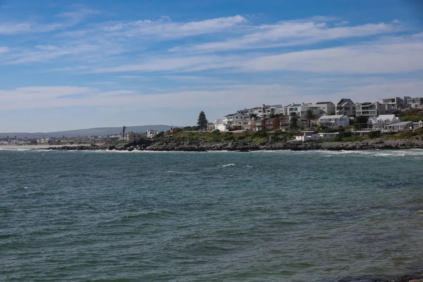Victorian shore homes near the ocean