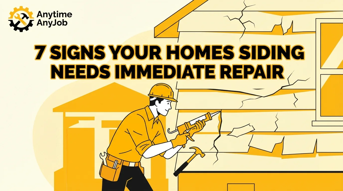 House siding that needs repair after weather exposure