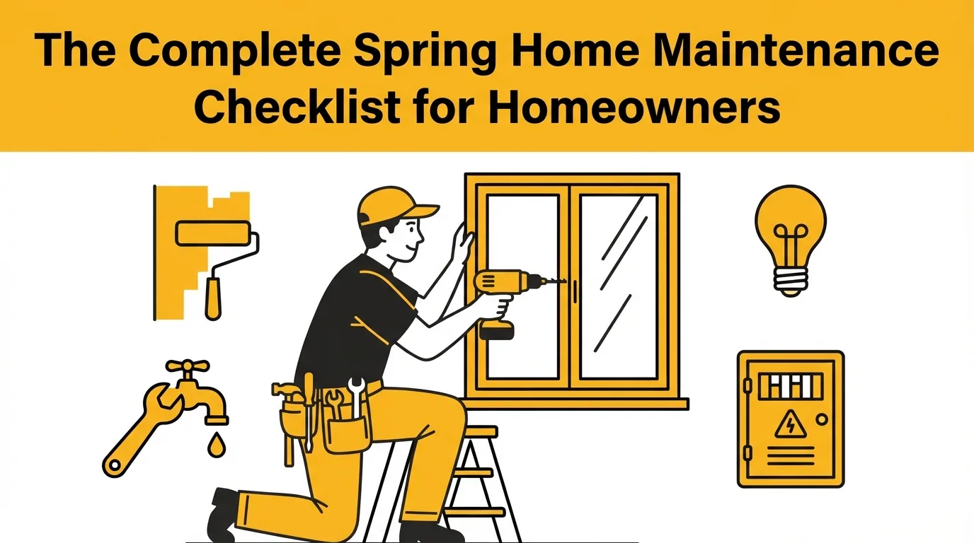 The Complete Spring Home Maintenance Checklist for Homeowners Featured Image