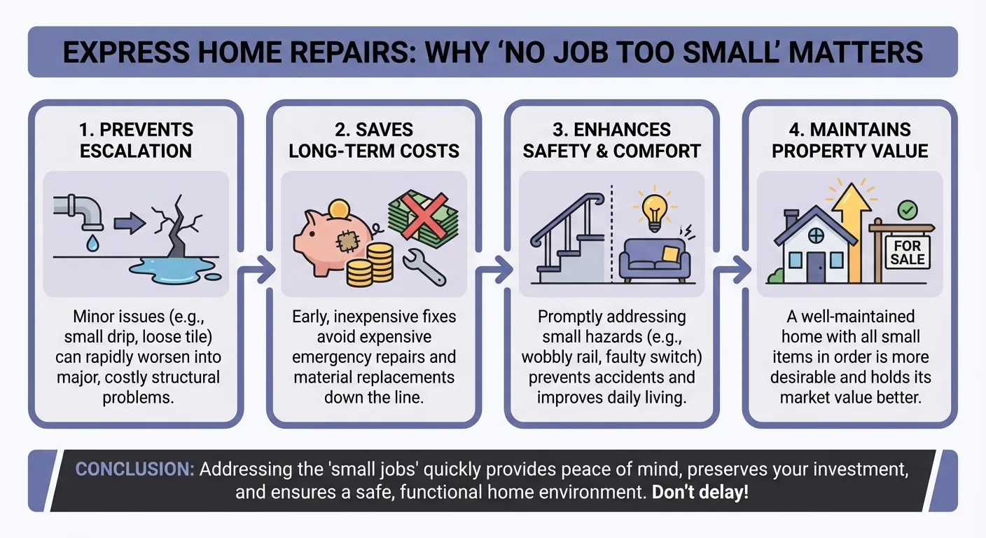 Express Home Repairs Why No Job Too Small Matters Action