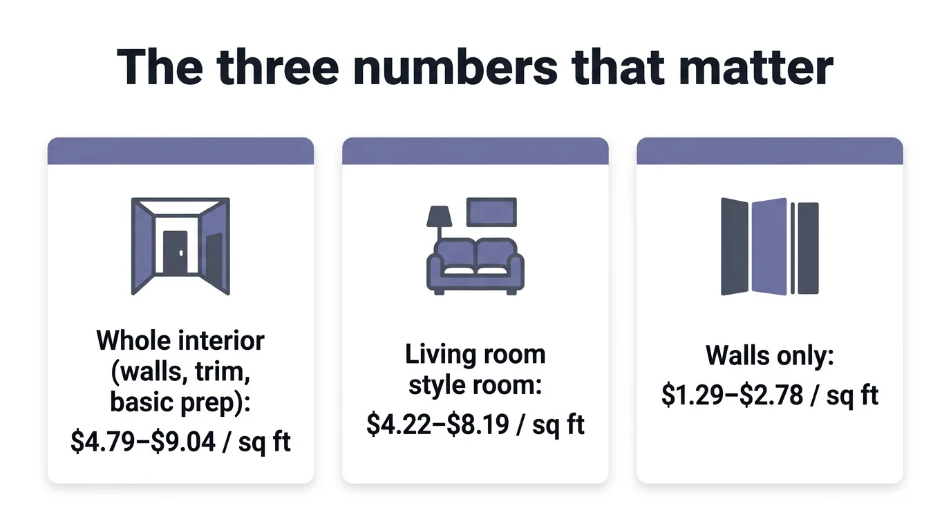 The three numbers that matter infographic