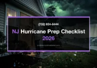 NJ Hurricane Prep Checklist 2026: Storm Shutters, Generator Prep, and Home Sealing for Monmouth County