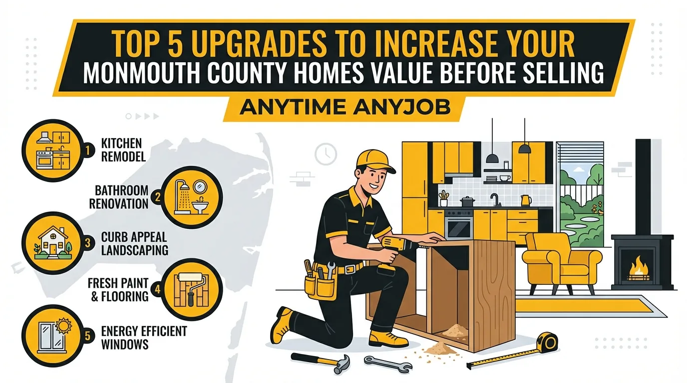 Top 5 Upgrades to Increase Your Monmouth County Homes Value Before Selling Featured Image