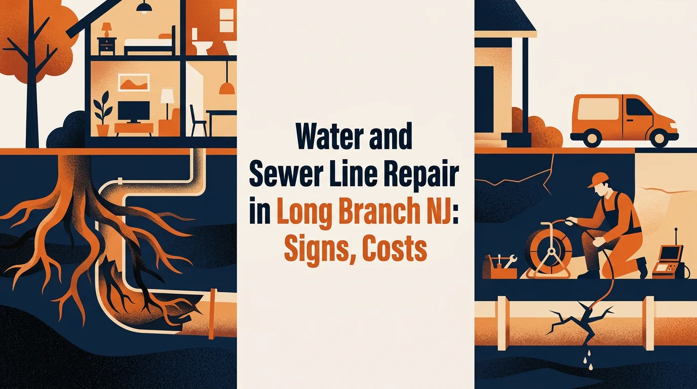 Water and sewer line repair Long Branch NJ