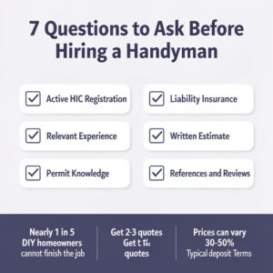 How to Choose a Licensed Handyman in Monmouth County: 7 Questions to Ask Before Hiring in 2026
