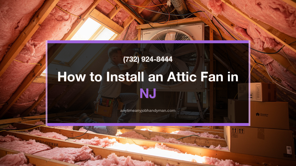 How to Install an Attic Fan Yourself: DIY Guide vs. Hiring a Pro in Monmouth County