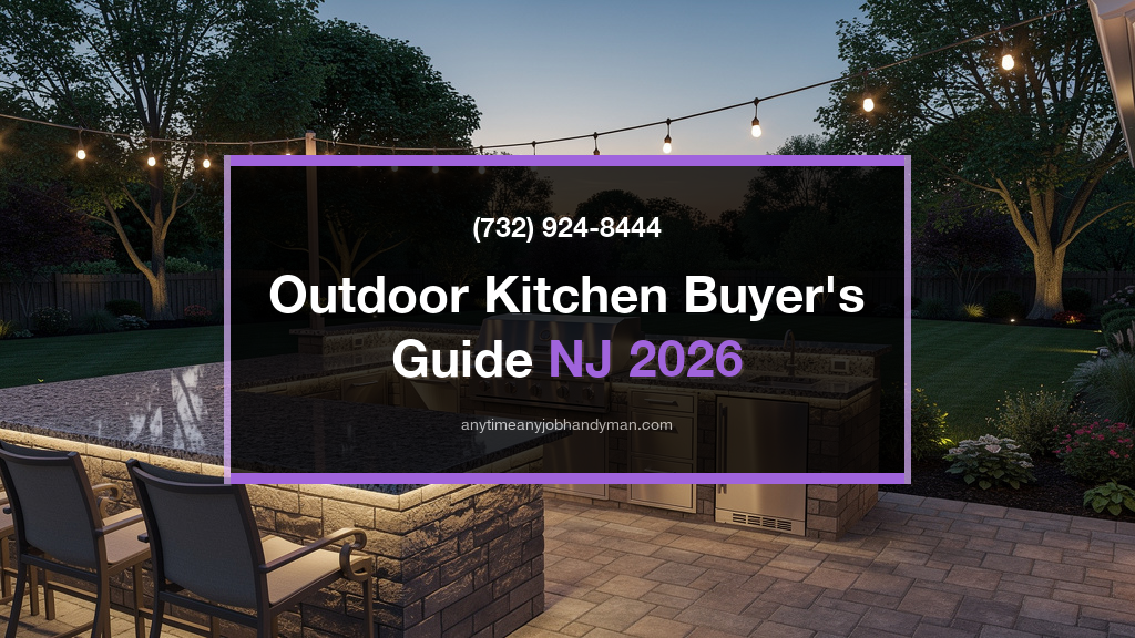 Outdoor Kitchen Buyer's Guide NJ 2026: Grill Stations, Countertops, and Utilities for Monmouth County Homes